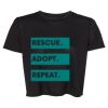 Bella+Canvas Women's Flowy Cropped Tee Thumbnail